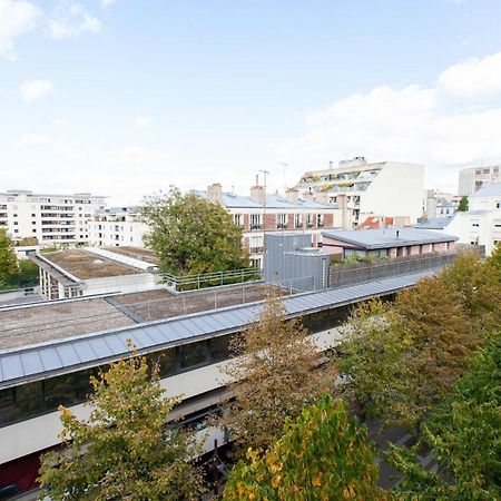 Cosy Apt With Balcony Near Buttes Chaumont Lägenhet Paris Exteriör bild