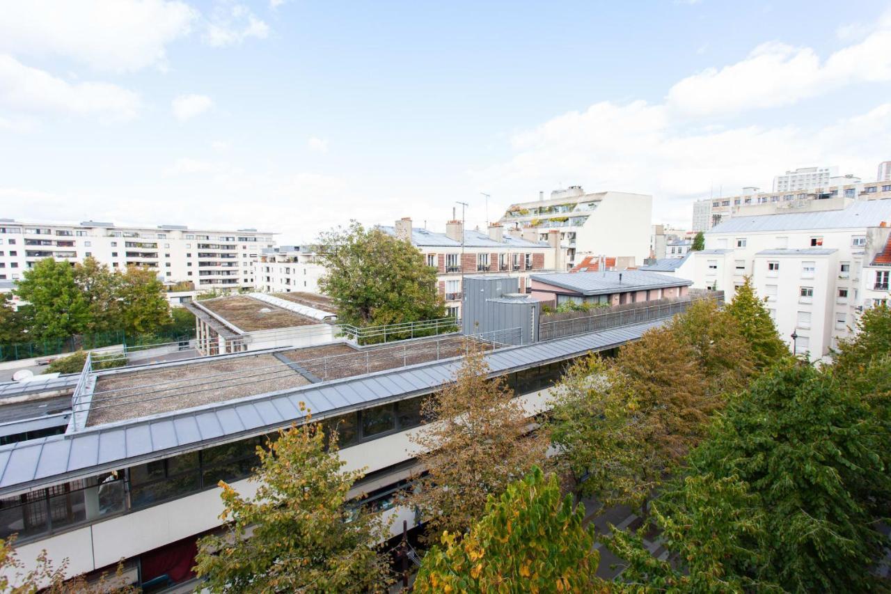 Cosy Apt With Balcony Near Buttes Chaumont Lägenhet Paris Exteriör bild
